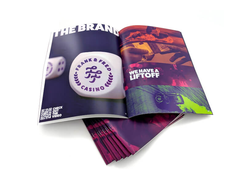 Tryckta A4-broschyrer